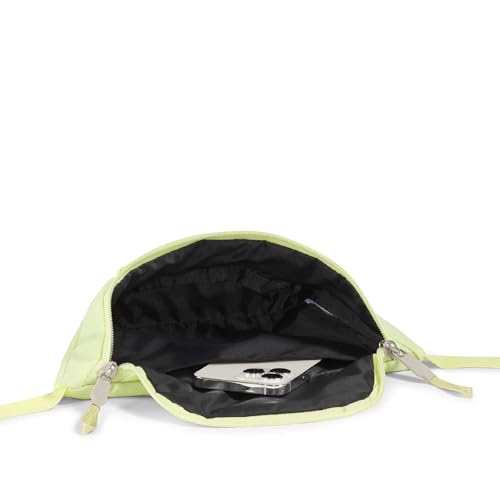 THE NORTH FACE Jester Lumbar Pack | Fanny Pack With Water Repellent Finish, 2.2 Liters, Crossbody Adjustable Strap - color: Lemon Mist-Pear