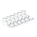 Saucony Men's RunDry Bolt Performance Quarter Socks, Available in L-XL (6, 12 Pairs) - color: White (6 Pairs), size: X-Large