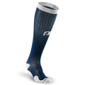 PRO Compression Marathon Socks - color: Navy Over White, size: Large-X-Large