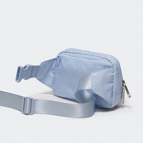 Pander Belt Bag Large 2L, Nylon Fanny Pack Purse for Women and Men with Adjustable Strap - color: Windmill Blue
