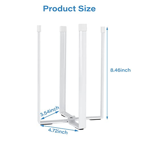 Bottle Drying Rack, Plastic Bag Drying Rack for Kitchen Countertop (White) - color: White