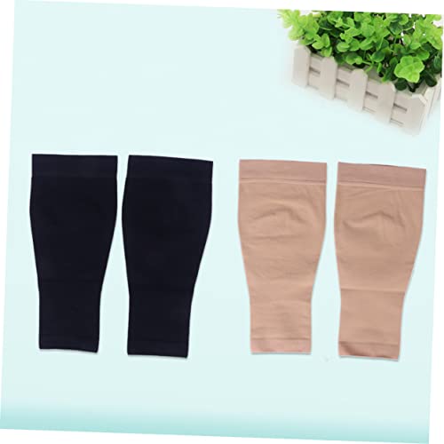 Compression Stockings Mmhg Open Toe Calf Compression Sleeve for Varicose Veins Swelling Relief Edema Support Breathable Comfortable Fit Black