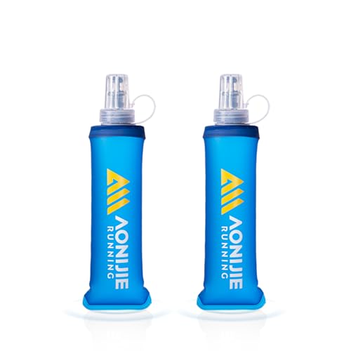 AONIJIE Running Water Bottle 2PCS Soft Flask - size: 2Pcs-250ml