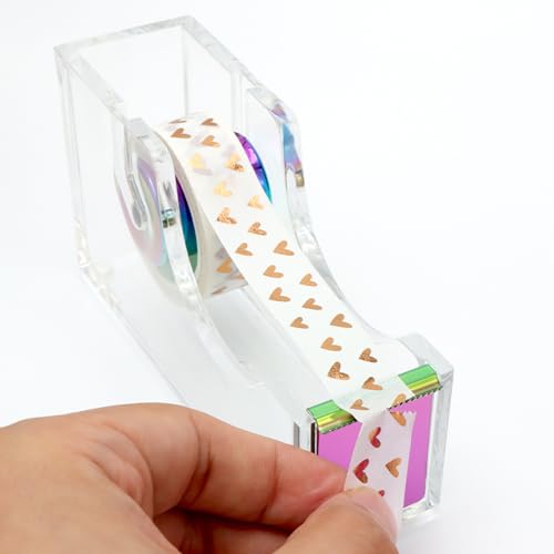 NatSumeBasics Rainbow Tape Dispenser Washi Tape Holder