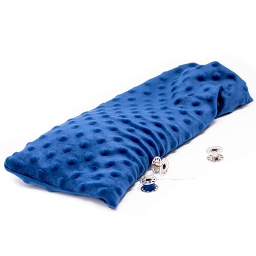 Microwavable Heating Pad for Cramps, Back, Neck & Shoulders – Moist Heat Pad with Lavender, Flaxseed & Buckwheat – Hot & Cold Therapy – Reusable, Non-Electric, 14x5 Inch