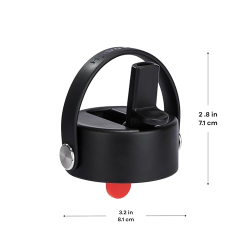 Hydro Flask Wide Mouth Lids- Accessory for Wide Mouth Water Bottle - color: Black, style: Flex Straw Cap