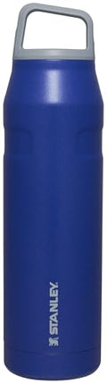 Stanley IceFlow Cap and Carry Water Bottle | Wide Mouth Twist Lid | Lightweight & Leakproof for Travel & Sports | Insulated Stainless Steel | BPA-Free - color: Lapis Glimmer, style: 36 Oz