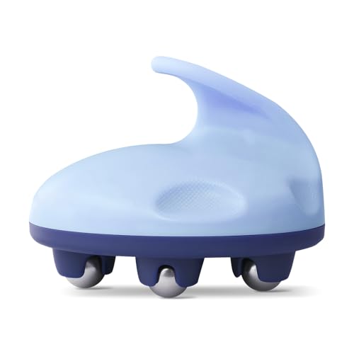 Lymphatic Massage Roller for Cellulite Remover Body Sculpting - Handheld Cellulite Massage Tool for Body Bloat Blood Circulation Lymphatic Drainage Blue - color: Blue