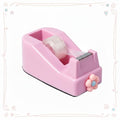Tape Dispensers,Purple/Pink Tape Dispenser,Tape Dispenser Desk with Stable Weighted Base,Easy One-Hand Use for Scrapbook,Duct Tape & Packing Tape,Ideal for Vision Board Supplies,Office&School Supplies