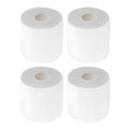 PATIKIL Foam Pre Wrap Athletic Tape 2.75 Inch x 30 Yards, 4 Rolls Non-Adhesive Prewrap Headbands for Hair Soccer Sport Wrists Elbows Knees Ankles, White - color: White