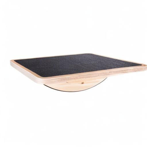 StrongTek Wooden Balance Board, Basic Rocker or Advanced 360° Wobble - color: Standard-Basic