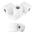 Hampton Adams Training Taping Bundle: Foam Pre Wrap Underwrap (3 Rolls) + Athletic Sports Tape 45 ft (3 Rolls) for Soccer, Hockey, Football