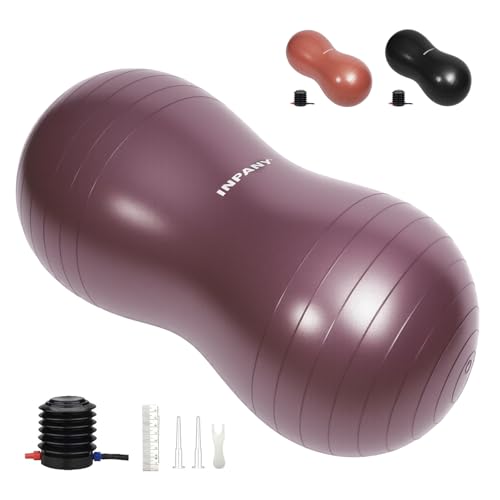 INPANY Peanut Exercise Ball for Labor, Physical Therapy & Fitness - color: Rose Gold