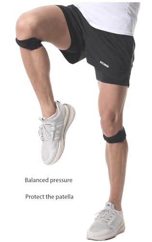 INOGIH 2 pcs Knee-Brace for Men Women Patella-Tendon-Knee-Support-Strap for Basketball, Running, Hiking, Volleyball, Tennis, Squats