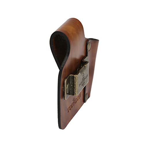 2 in 1 Leather Tool Holster-Measuring Tape Hanger Clip Screwdriver Holder