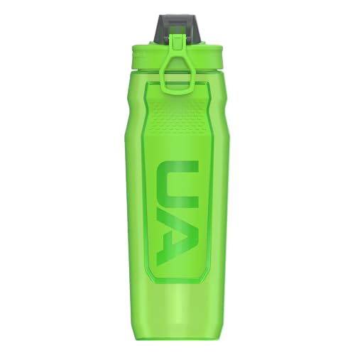 Under Armour 32oz Playmaker Squeeze Water Bottle - color: Hyper Green