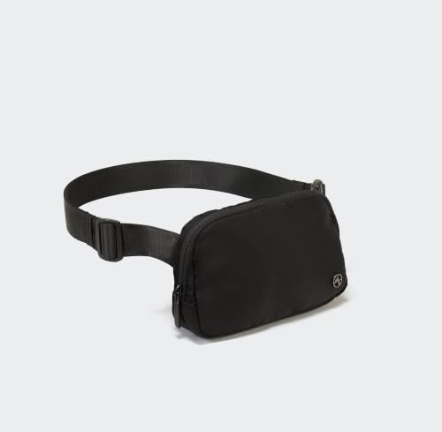 Pander Crossbody Belt Bag for Women and Men, Travel and Everyday Use - color: Black Onyx