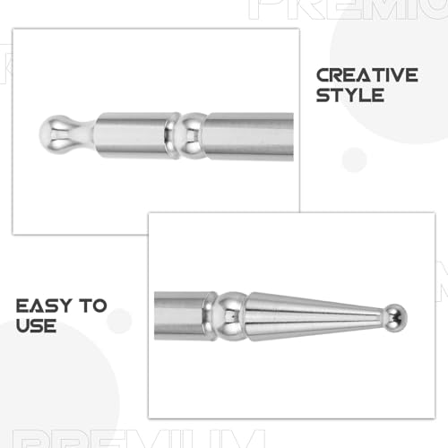 Acupuncture Pen Acupressure Pen for Facial Massage Manual Reflexology Tool Trigger Point Therapy Deep Tissue Massager for Face Neck Back Portable 4.72in