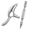2PCS Gua Sha Massage Tools,Stainless Steel Trigger Point Massage Tool and Manual Acupuncture Pen Eye Massager,Deep Tissue Acupressure Massager for Face,Hand,Neck,Back
