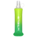 WRELS Soft Flasks TPU Soft Water Bottles Folding Soft Running Water Flask Small for Outdoor Sports Hiking Hydration Pack 8oz/17oz Hiking Cycling Climbing - color: Green-250ml