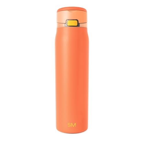 Simple Modern Water Bottle with Straw & Handle | 24oz | Orange - color: -Citrus, size: 24 Ounces