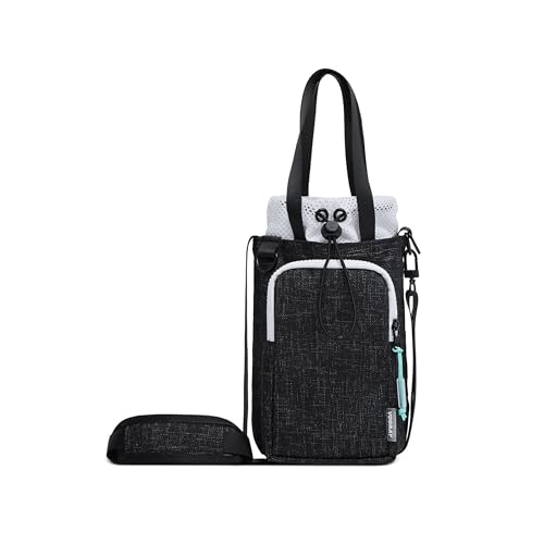 VOORAY Hydration Sling 4L Water Bottle Holder with Strap, Phone Pocket, Detachable Strap & Tote Handles - color: Graphite