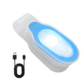 Nurse Night Light Rechargeable LED Clip on Flashlight for Night Shift - color: Blue