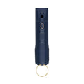 Sabre 2-in-1 Pepper Spray with 130dB Personal Alarm, Alert and Defend with One Press, Fast Flip Top Safety with Finger Grip and Tuck-Away Keyring, Maximum Strength, UV Marking Dye - color: Midnight Blue