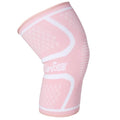 Knee Compression Sleeve | Non-Slip Knee Brace for Running & Weightlifting - color: Pink, size: Medium (Pack of 1)