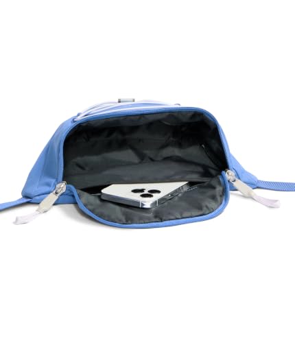 THE NORTH FACE Jester Lumbar Pack | Fanny Pack With Water Repellent Finish, 2.2 Liters, Crossbody Adjustable Strap - color: Indigo Wonder/Ice Lilac/TNF White