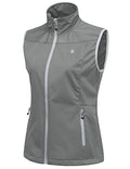 Little Donkey Andy Women's Lightweight Softshell Vest - color: Gray, size: 3X-Large