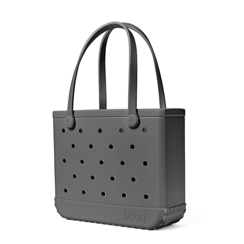 BOGG BAG Medium Tote – 15” x 12.5” x 5” – Essential Bags for Beach, Pool, Boat, Sports, Tailgating, Cruise, Travel - color: Fogg