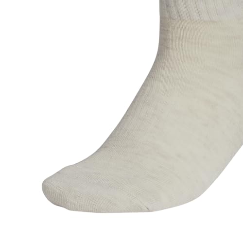 adidas Women's Athletic Cushioned Quarter Ankle Socks 6 Pairs - color: Alumina Beige/White/Wonder Beige