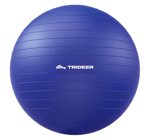 Trideer Yoga Ball for Exercise, Pregnancy, Exercise Ball, Pump Included - color: Indigo, size: XL(27-30ines/68-75cm)