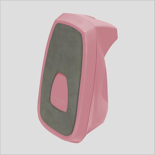 Acrimet Desktop Tape Dispenser Jumbo Size, Non-Skid Base, Plastic, Pink - color: Flower Butterfly Lily:pink