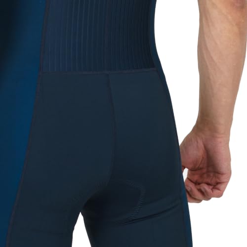 SLS3 Triathlon Suits Mens - Elite Aero Sleeved Trisuit for Swim Bike Run - color: Cobalt, size: Large