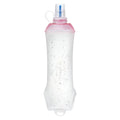 Zelvot Running Vest Collapsible Water Bottle, 500ml Soft Flask (White Pink) - color: White Pink, size: 16.9 Ounces