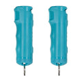 Police Magnum Keychain Pepper Spray Flip Top Safety 2 Pack 1/2oz - Maximum Heat Strength OC with Dye - Tactical Small Compact Case Holder - for Women & Men's Self Defense - Made in The USA - color: TEAL