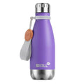 Kids Water Bottle for School,9 oz Stainless Steel,Leak Proof (Purple) - color: Purple, size: 9 Ounces