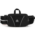 Fanny Pack for Men Women Waist Bag with Water Bottle Holder for Hiking, Travel,Dog Walking, Workout (Black) - color: Black