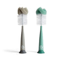 Munchkin Sponge Bottle Brush, Grey/Sage, 2 Count (Pack of 1) - style: Bottle Brush, Grey/Sage