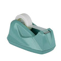 Acrimet Desktop Tape Dispenser, Premium, Non-Skid Base, Plastic, Green - color: Green