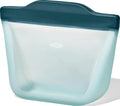 OXO Good Grips Silicone Reusable Bag - Stand-Up Snack (12 oz), Lagoon - color: Lagoon, size: Stand -Up Snack (12 oz)