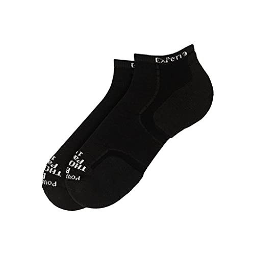 Thorlos Experia Low Cut Single Pair - color: Black/Black (1 Pair), size: X-Large