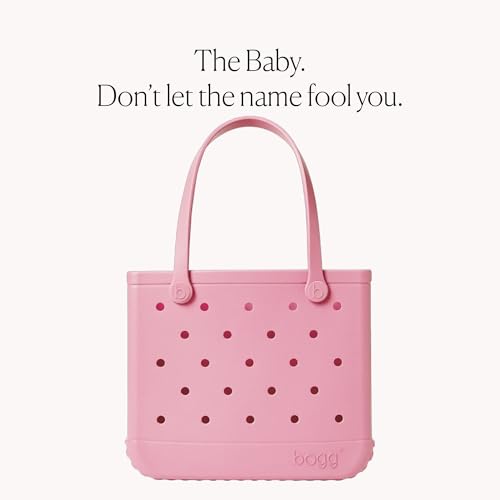 BOGG BAG Medium Tote – 15” x 12.5” x 5” – Essential Bags for Beach, Pool, Boat, Sports, Tailgating, Cruise, Travel - color: Blowing Pink Bubbles