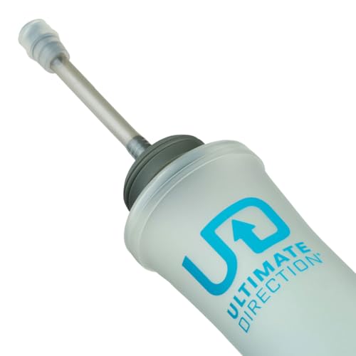 Ultimate Direction 2023 Body Bottle Collapsible Soft Side Water Bottle with High Flow Valve, Insulated or Non-Insulated, 450mL – 500mL