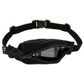 SPIbelt Kids Pocket Belt, Expandable Pocket, Adjustable Waist, No Bounce, No Logo Band, Black with Black Zipper - color: Black with Black Zipper