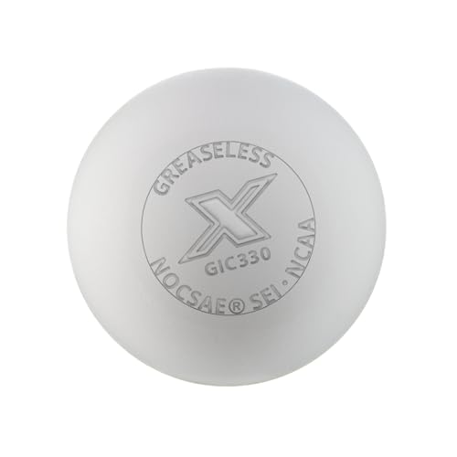 PEARL X Greaseless Lacrosse Balls by Guardian Innovations - Official Ball of NCAA Championships - Meets NOCSAE Standards and SEI/NCAA Certified - color: White, size: 20 Pack