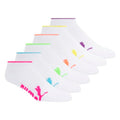 PUMA Women's Low Cut Socks (6-Pack) - color: White Bright