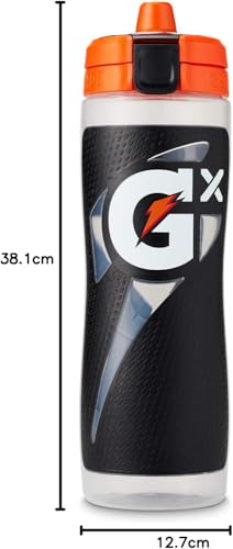 Gatorade Gx Plastic Squeeze Bottle, Light Blue, 30oz - color: Light Blue